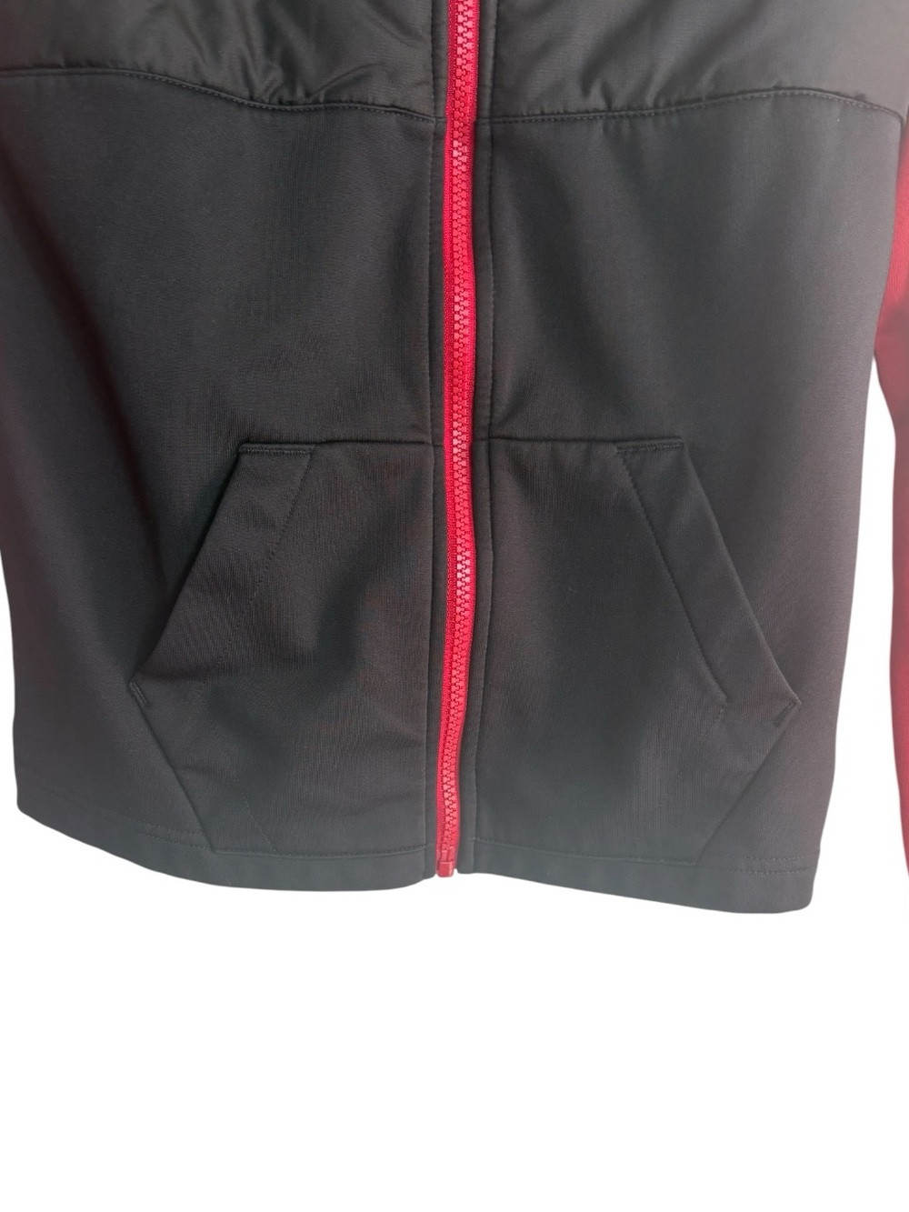 JORDAN Boys' Black & Red Full-Zip Hooded Jacket Size L — WOW!!! - Picture 6 of 10